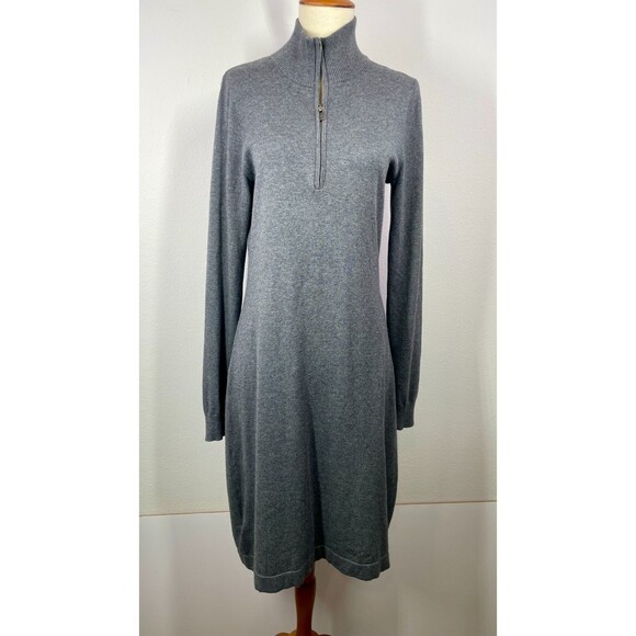 Tommy Bahama Small Knit Sweater Dress Small Tommy Bahama Knit Dress Gray Sweater - Picture 1 of 16